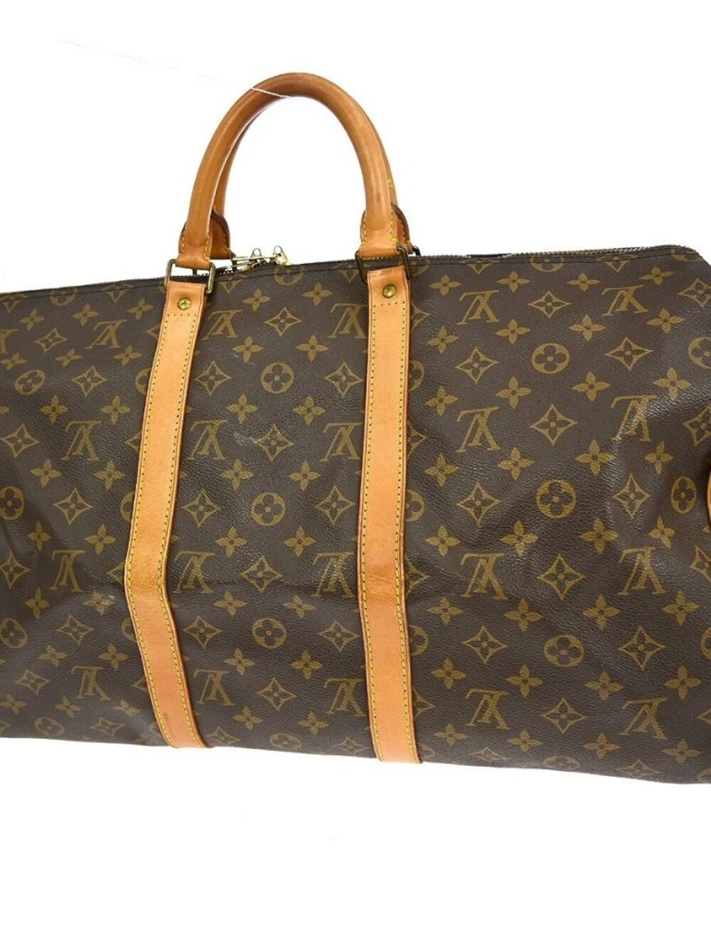 LOUIS VUITTON KEEPALL 50 TRAVEL HANDBAG MONOGRAM - Picture 2 of 16